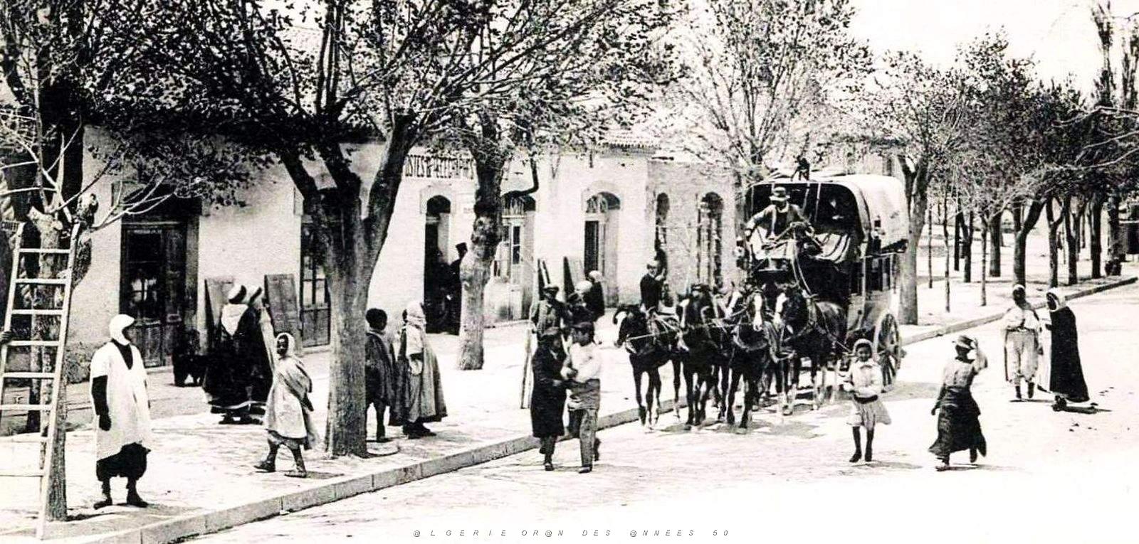 1533- Djelfa - Arrivee2 de la diligence - 1914.jpg